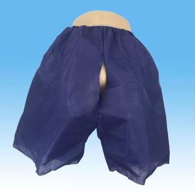 Disposable Nonwoven PP Shorts, Men/Women Short Pants, SBPP Boxer