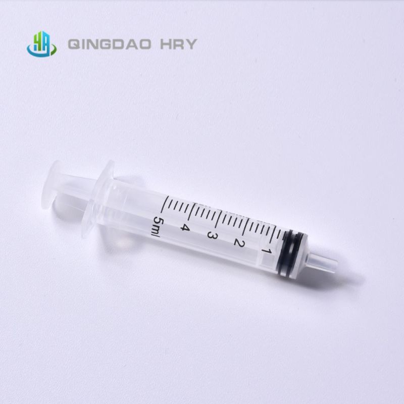 5ml Disposable Syringe Luer Slip Without Needle From Factory with FDA 510K CE&ISO Improved for Vaccine Stock Products and Fast Delivery