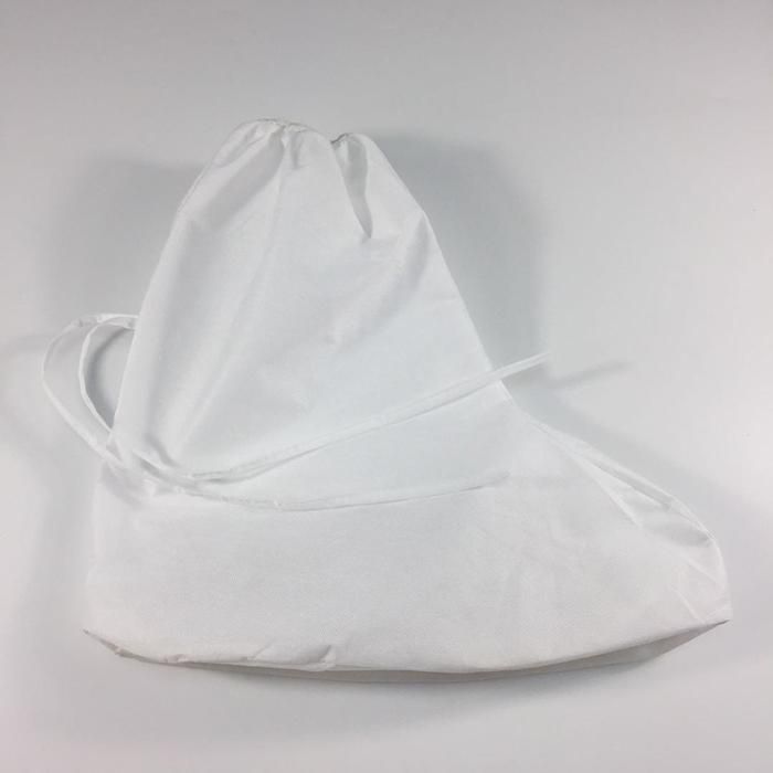 Supplier Microporous Non-Woven Antistatic Non Skid Clean Room Hand Made Disposable Hospital Medical Shoe Cover Boot Cover with Strips