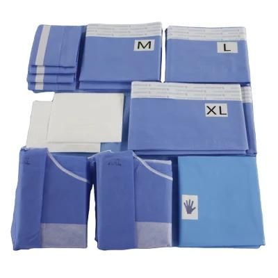 Hospital Medical Disposable Sterile Surgical Universal Kits Drapes Pack