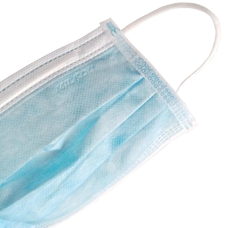 Medical Disposable Protective 3-Ply Surgical Face Mask with Ear Loop