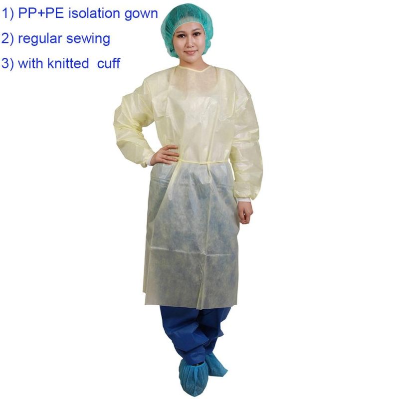 Hot Sale Disposable Hospital Surgical Gown Isolation Gown