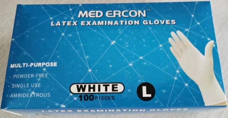 Disposable Latex Examination Gloves Skin Friendly