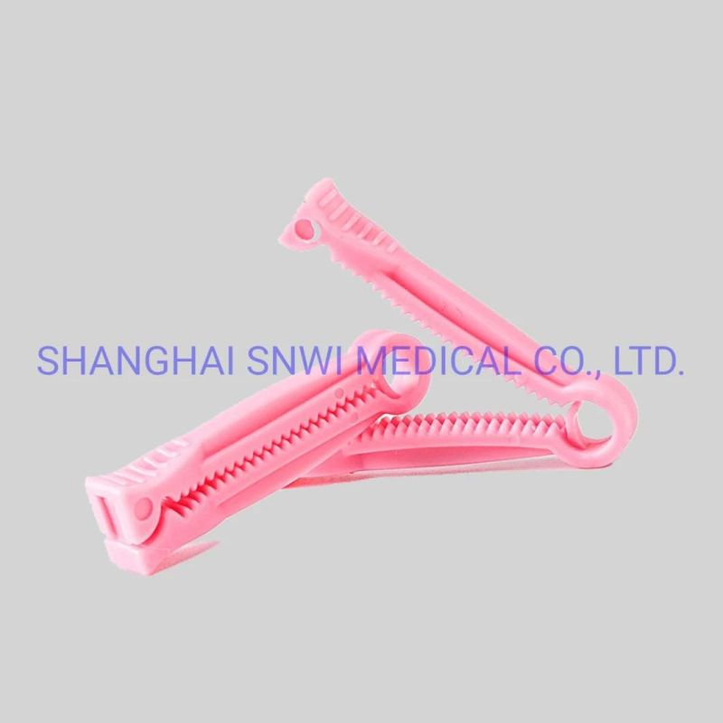 Disposable Medical Sterile Umbilical Cord Clamp for Newborn