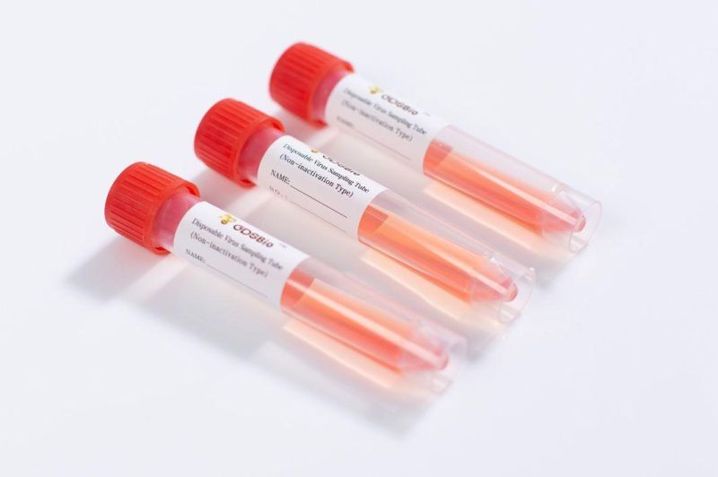 Non-Inactivation Hanks′ Disposable Sampling Tube Virus Transport Medium Vtm