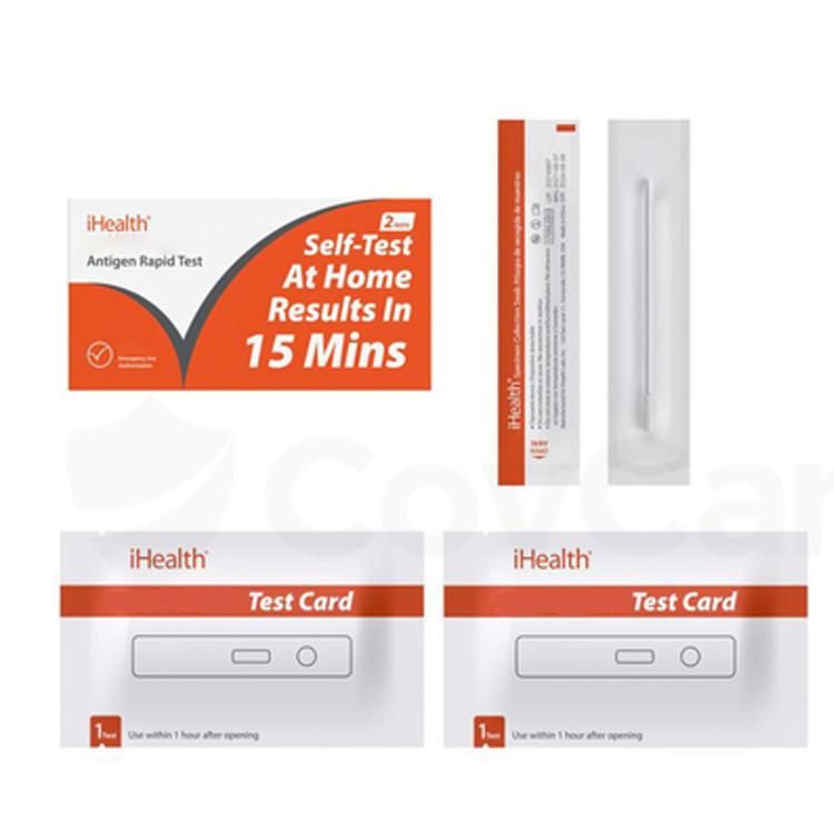 Ihealth Medical Diagnostic Saliva Sputum Nasal Swab Self Antigen Rapid Test Kit