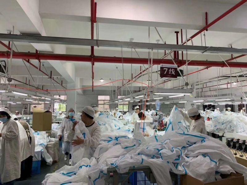 Manufactory Supplier Ce Approved Disposable Medical Protective Clothing Protective Suit