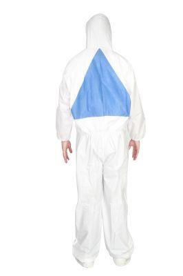 Type 5 6 Nonwoven SMS Safety Isolation Gown Protective Clothing Suit