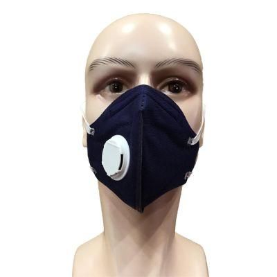 Nonwoven Disposable Cool Black Active Carbon Face Mask with Elastic