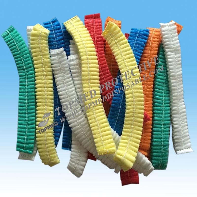 Non-Woven/SMS/Surgical/PP/Mop/Crimped/Pleated/Strip/Medical Disposable Clip Mob Cap