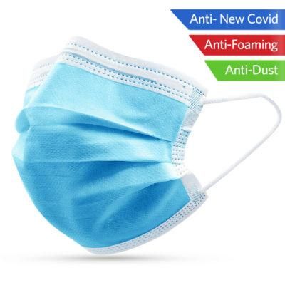 in Stock 3ply Disposable Medical Surgical Face Mask