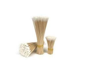 Medical Cotton Bud Customized Wooden Stick Cotton Swab