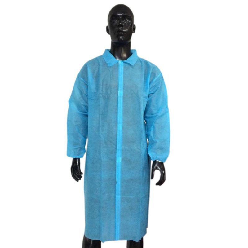 PP Nonwoven Doctor Lab Coat Protective Doctor Uniform