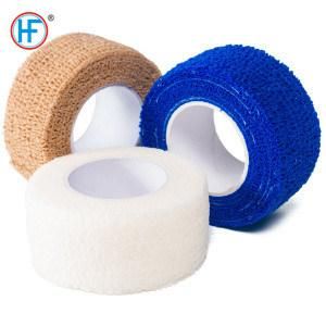 Mdr CE Approved Non Woven Elastic Cohesive Bandage Huamn or Animals Use Printed Custom Self-Adhesive Bandage