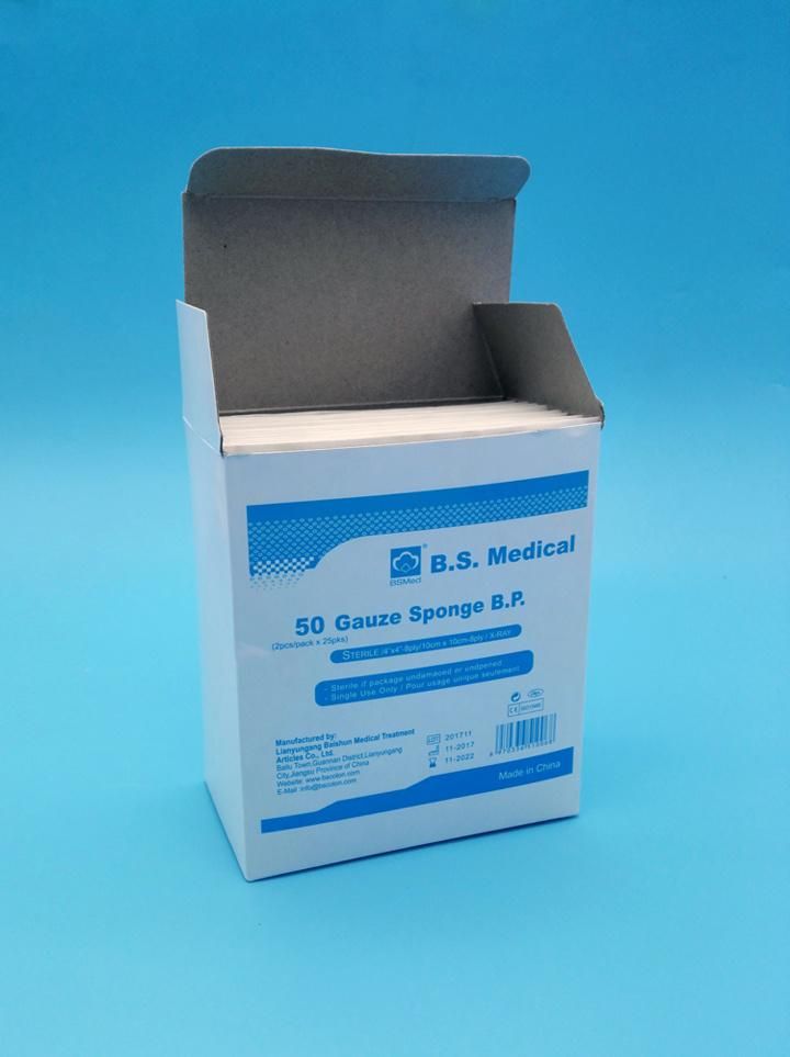 100% Cotton Medical Supply Disposable Gauze Swab Manufacturer