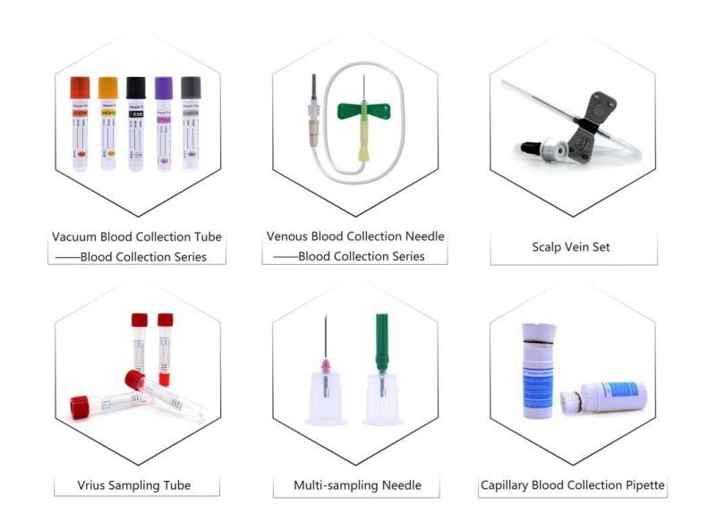 Sterile Hospital Use IV 20g Yellow Wing Butterfly Blood Collection Needle