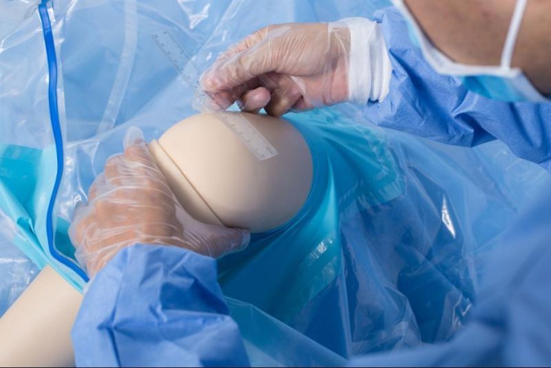 Eo Sterile Non Woven Surgical Knee Arthroscopy Drape Suppliers with CE ISO13485 Certification