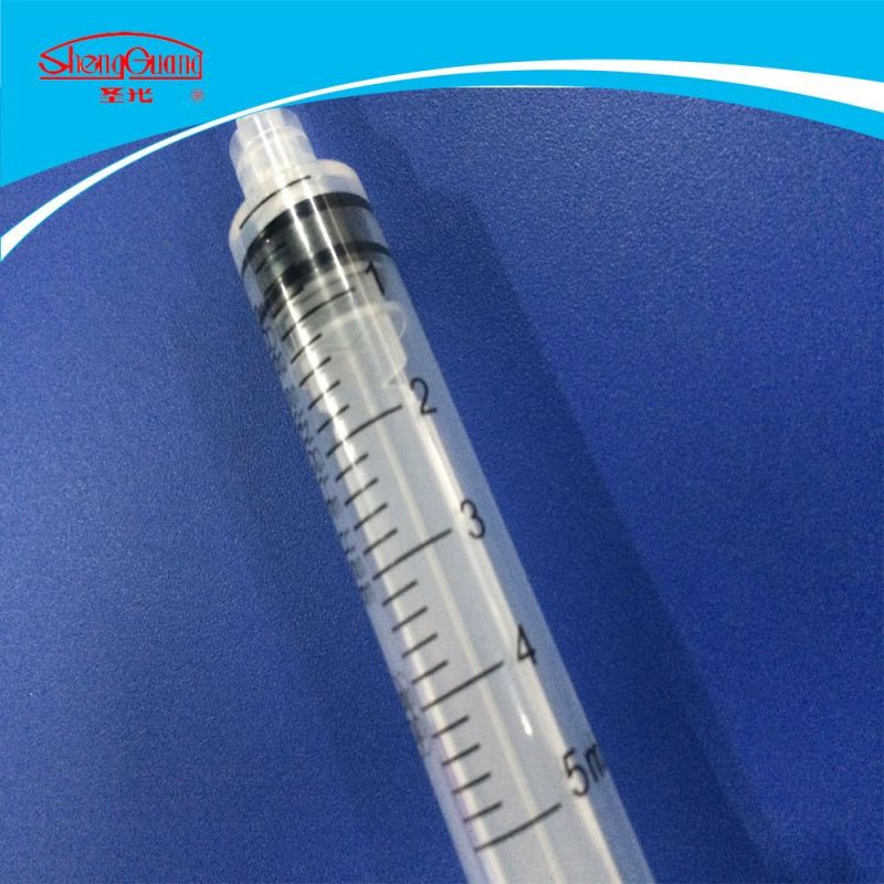 5ml 10ml Retractable Safety Syringe with Colored Needle