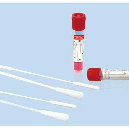 Manufacturer Price Disposable Nasal or Oral Nylon Flocked Swab for Virus Collection with CE Certificate