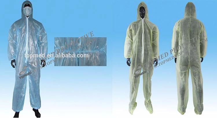 Industrial Disposable Nonwoven PP Coveralls, Nonwoven Protection Suits