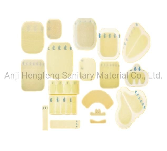 Medical Sterile Adhesive Waterproof Hydrocolloid Wound Dressing Bordered or Unbordered