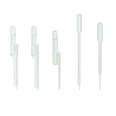 Laboratory Products 80UL Double-Balloon Disposable Plastic PE Material Medical Pasteur Pipette