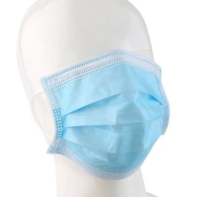 Disposable 3 Layer Blue Colors Cheap 3 Ply Face Medical Surgical Mask