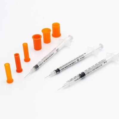Medical Sterile Diabetic Insulin Syringe 0.3/0.5/1cc Sizes