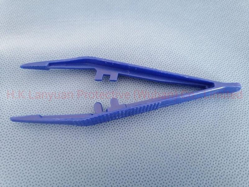 Disposable Medical Plastic Tweezers, Surgical Forceps