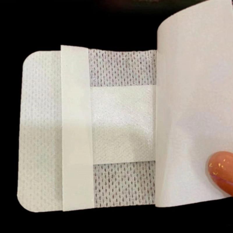 Cotton Gauze Sheet Degreased Dressing Patch 6cmx8cm Wound Dressing Non-Woven Dressing Breathable Hemostatic Bandage