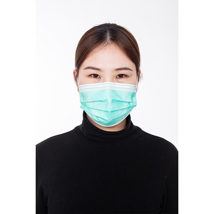 Wholesales High-Quality Disposable Medical Surgical Masks Non-Woven Face Masks with Earloop, Bfe 98%, 99% Medical Protective Face Mask with Ce Certification.