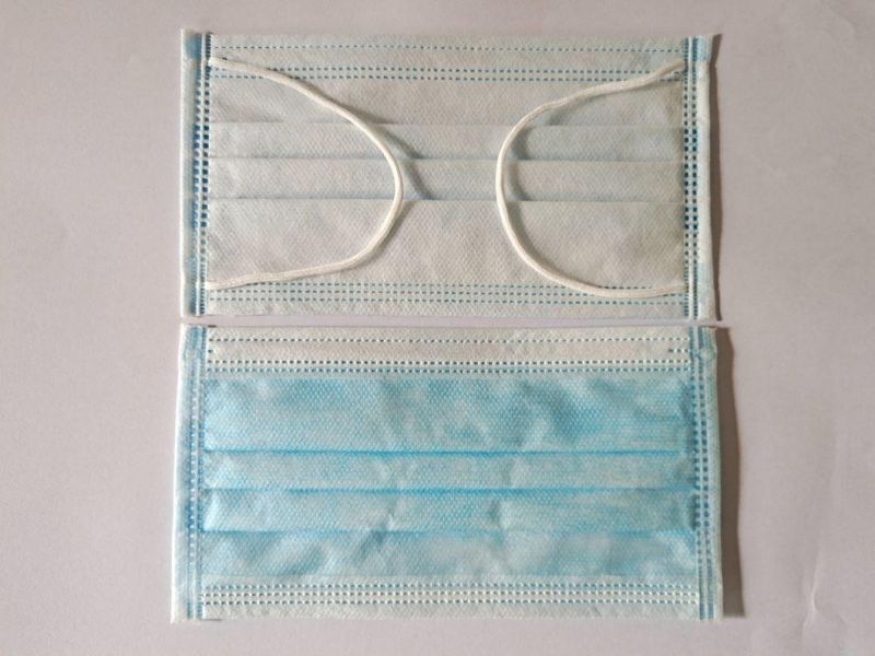 510K Certificated 3ply Adult Use Medical Non-Woven Face Mask with Earloop Hospital/Clinic Use Surgical Face Mask