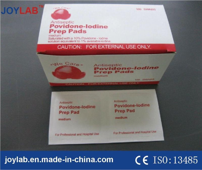 Hospital Hot Selling Disposable Povidone-Iodine Prep Pad