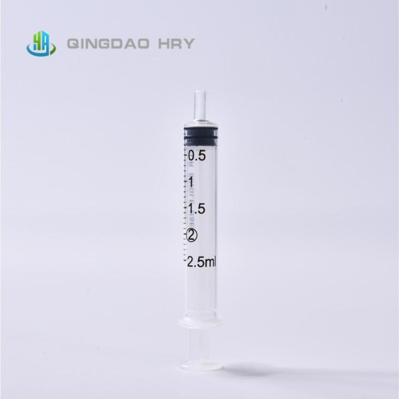 1ml Disposable Sterile Syringe with Needle & Safety Needle Luer Slip Made of PP for Vaccine CE FDA ISO & 510K