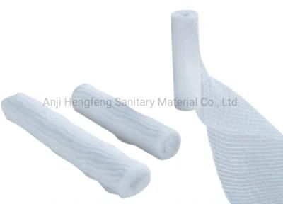 Chinese Manufacturer Gauze Bandage with Woven Sides Pure Cotton Plain Bandage