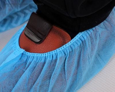 High Quality Nonwoven Fabric Disposable Shoe Cover with Elastic