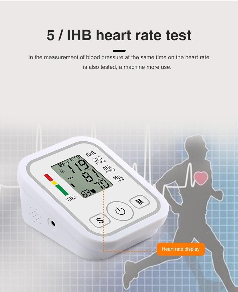 Fully Arm Style Home Care Electronic Blood Pressure Monitor