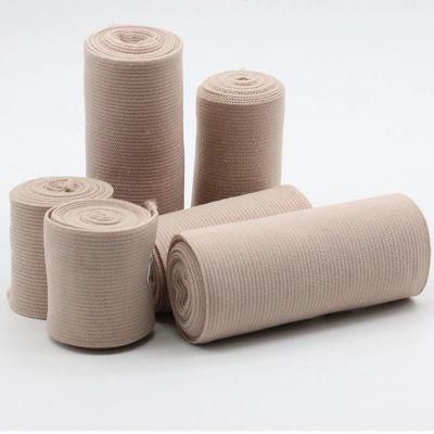 Disposable Medical Hospital Gauze Supply Skin Color High Elastic Cotton Crepe Bandage