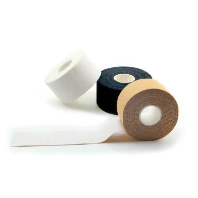 Fast Delivery No Elastic Cotton Athletic Sports Tape White Color