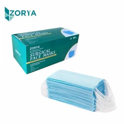 Top Quality Disposable 10/20/50 PCS Pack Face Mask SMS 3 Ply FDA Fast Delivery Type I/II/Iir Face Mask