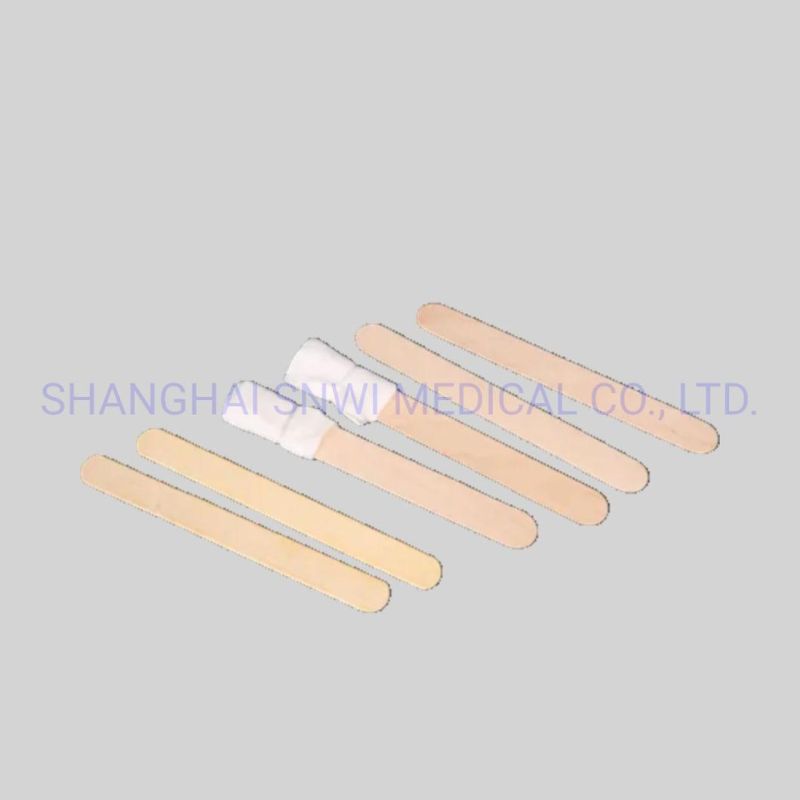 Disposable Medical Wooden Tongue Depressor, Sterile or Non-Sterile