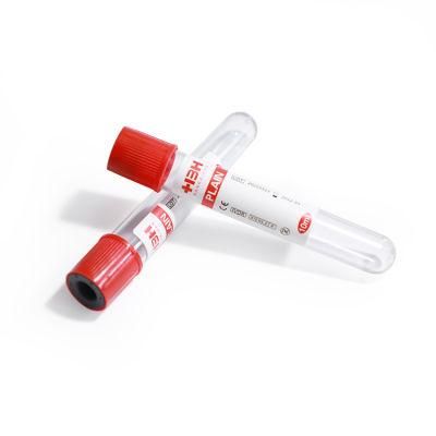 Cheap Price Blood Collection Plain Tube for Medical Examination