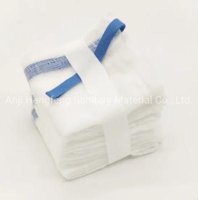 Medical 100% Cotton Absorbent Surgical Gauze Laparotomy Sponges with X-ray 40&prime;s