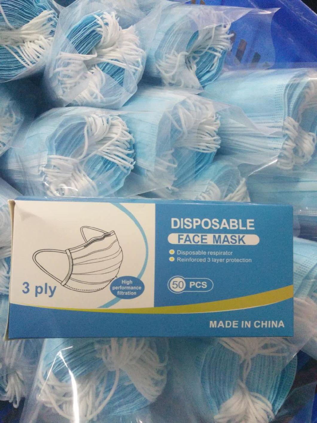 China Supply Disposable Surgical Non-Woven Medical Face Mask