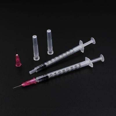 Disposable Medical Luer Lock Syringe with Needle