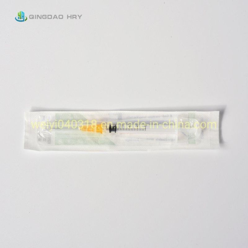 0.3ml -10ml Auto-Disable / Self-Destroy /Low Dead Space/Self-Destructive Syringe with Strong Production Capacity and Fast Delivery