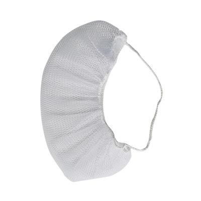 White Non Woven Polypropylene Double Loop Adjustable Facial Disposable Breathable Beard Cover Nylon Beard Nets