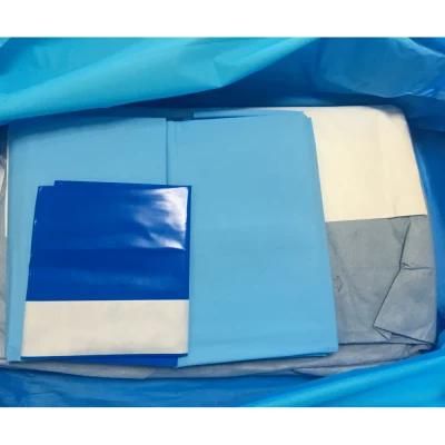 Sterile Ophthalmic Drapes with Collection Pouch Single Use