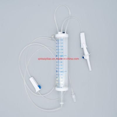 ISO Ce Medical Disposable IV Baby Burette Infusion Set with Drip Champer 100ml