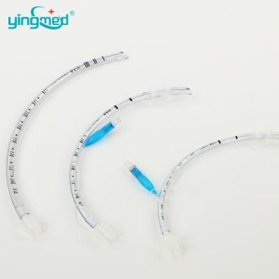 Oral or Nasal Preformed PVC Endotracheal Intubation Cuffed Ett Tube Endotracheal Tube for Artificial Airway